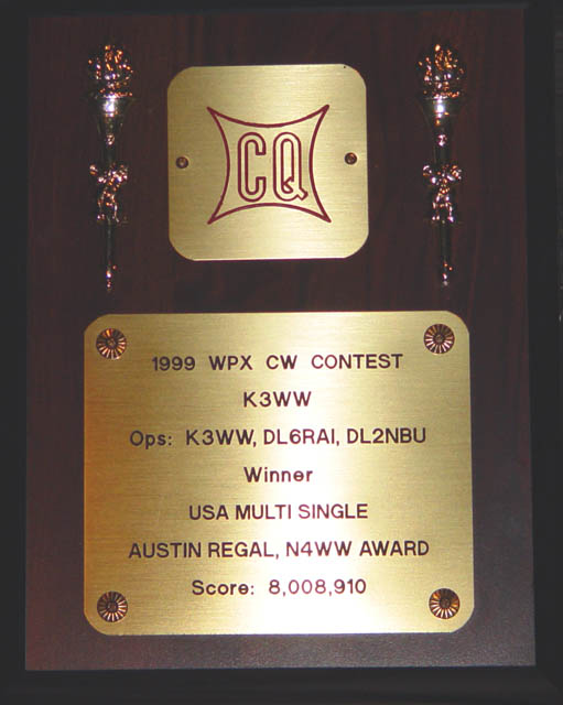 0BCC plaque WPX 1999