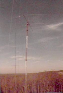 40 Meter beam at 150 feet 
click for more