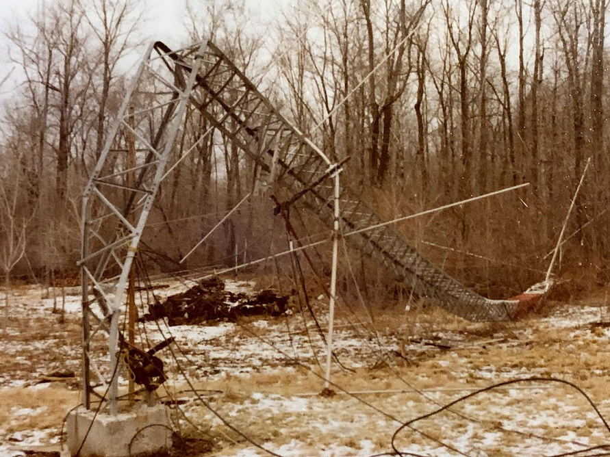40 meter beam down 40 Meter tower